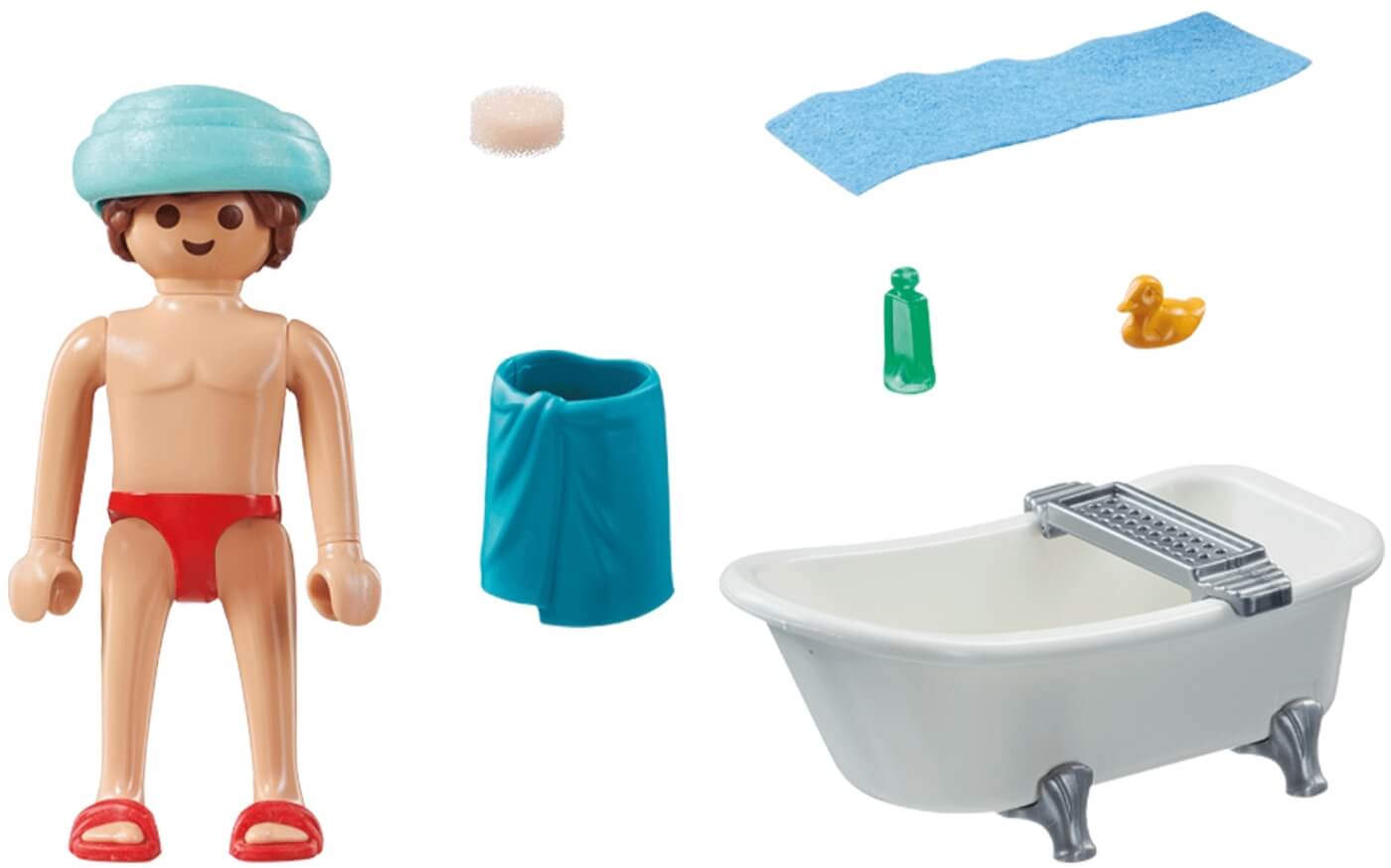 Hombre en el baño ( Playmobil 71167 ) imagen b