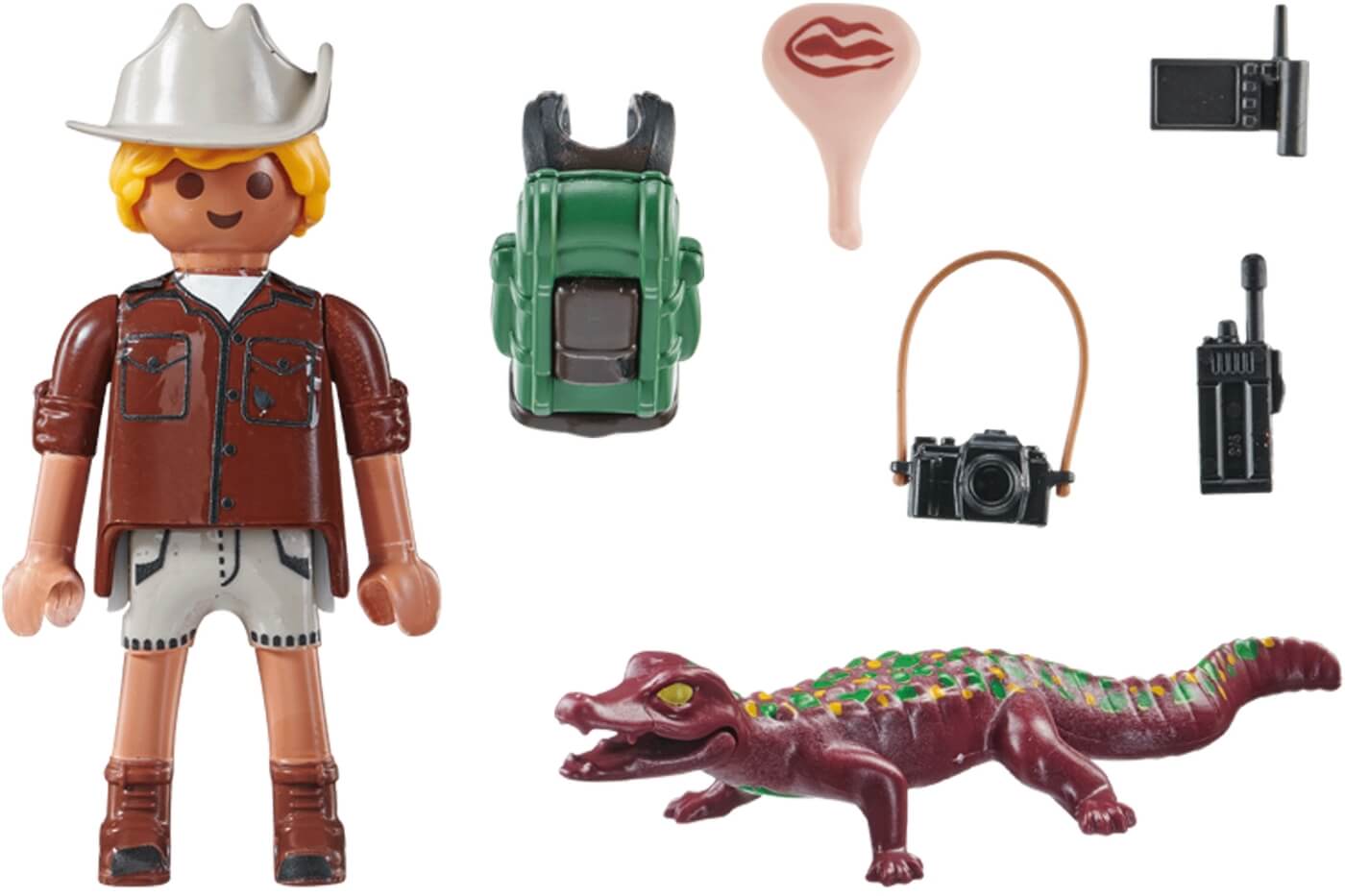 Investigador con caiman ( Playmobil 71168 ) imagen b