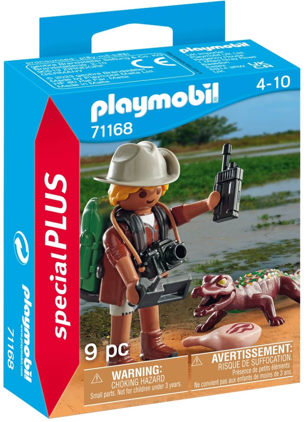 Investigador con caiman ( Playmobil 71168 ) imagen c