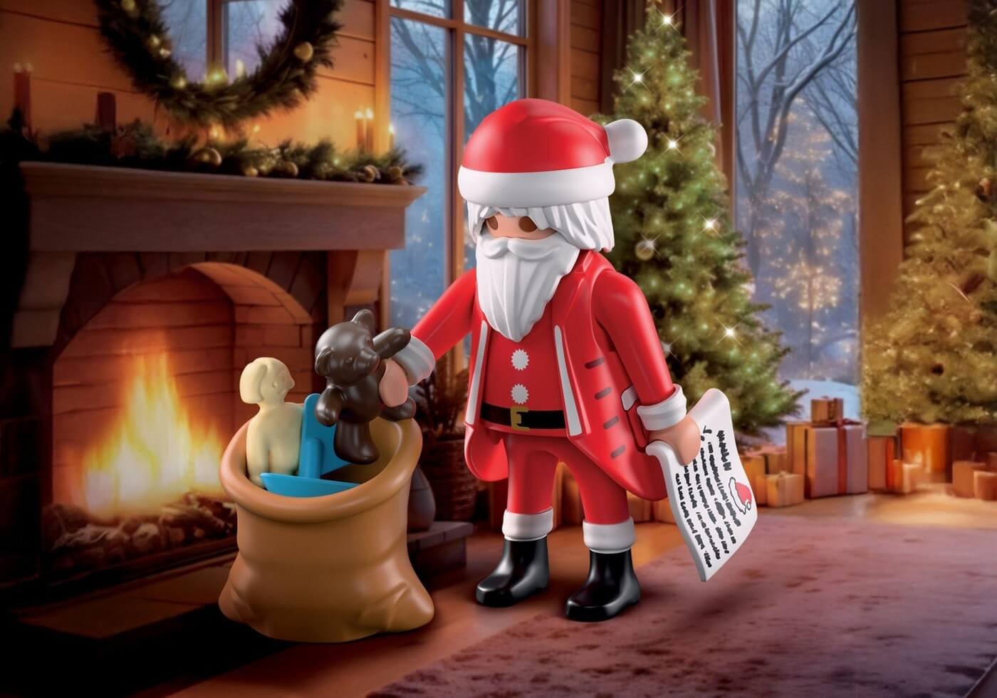 Papa Noel con lista de deseos ( Playmobil 71883 ) imagen c