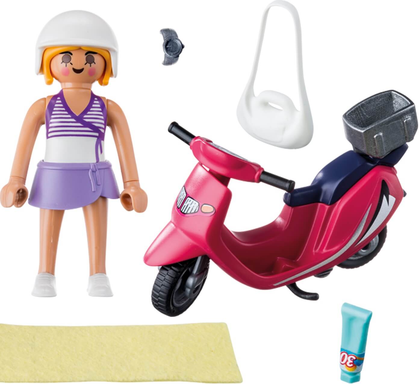 Mujer con Scooter ( Playmobil 9084 ) imagen a