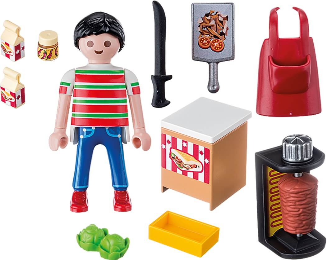 Vendedor de Kebab ( Playmobil 9088 ) imagen a