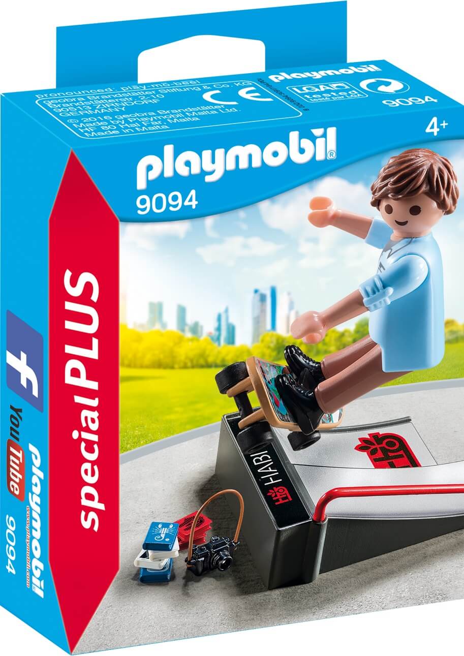 Skater con Rampa ( Playmobil 9094 ) imagen b