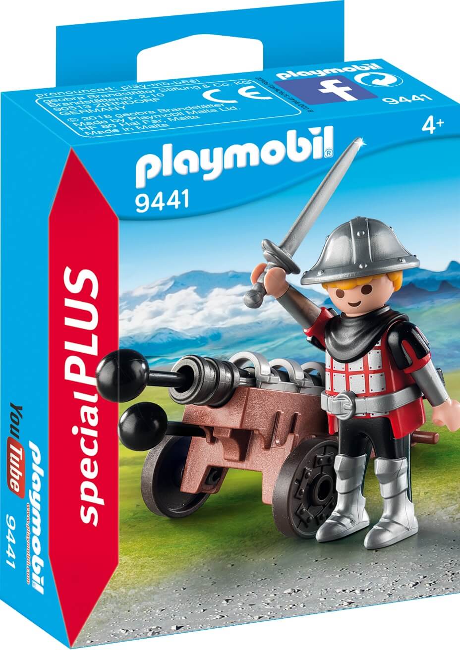 Caballero con Cañón ( Playmobil 9441 ) imagen b
