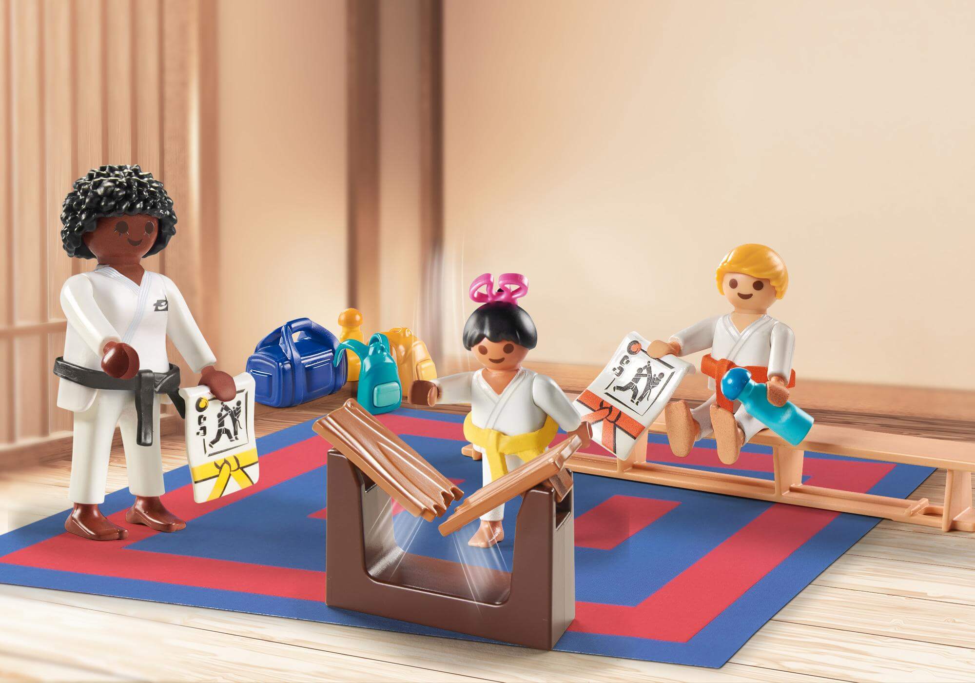 Entrenamiento de karate ( Playmobil 71186 ) imagen a