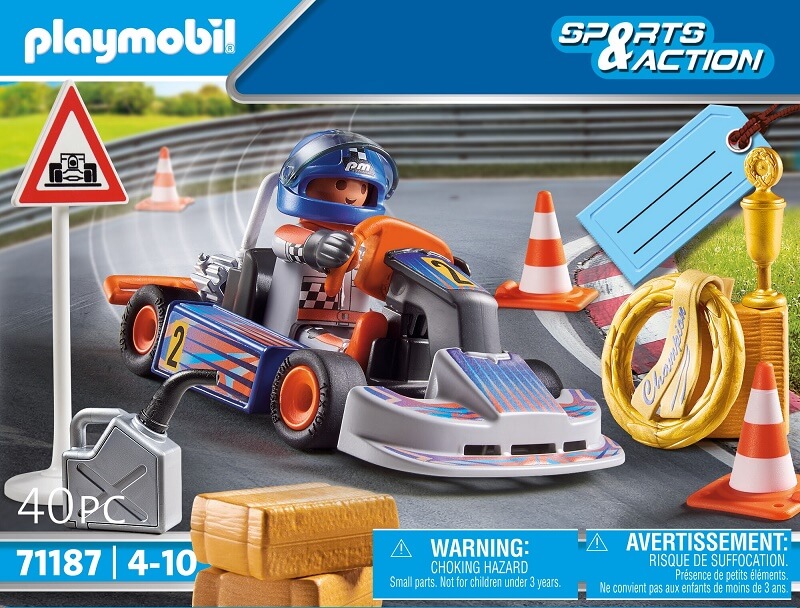 Carrera de karts ( Playmobil 71187 ) imagen c