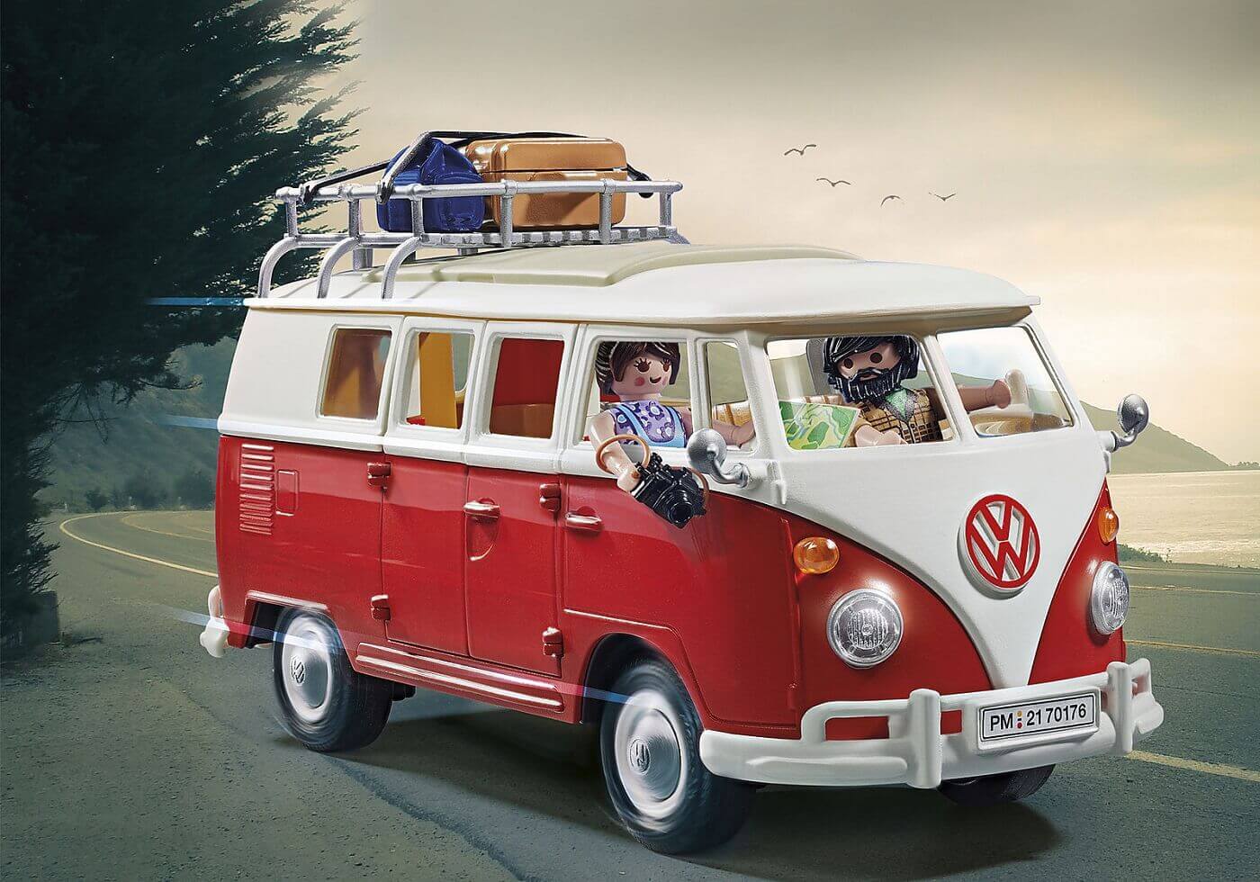 Volkswagen T1 Camping Bus ( Playmobil 70176 ) imagen a
