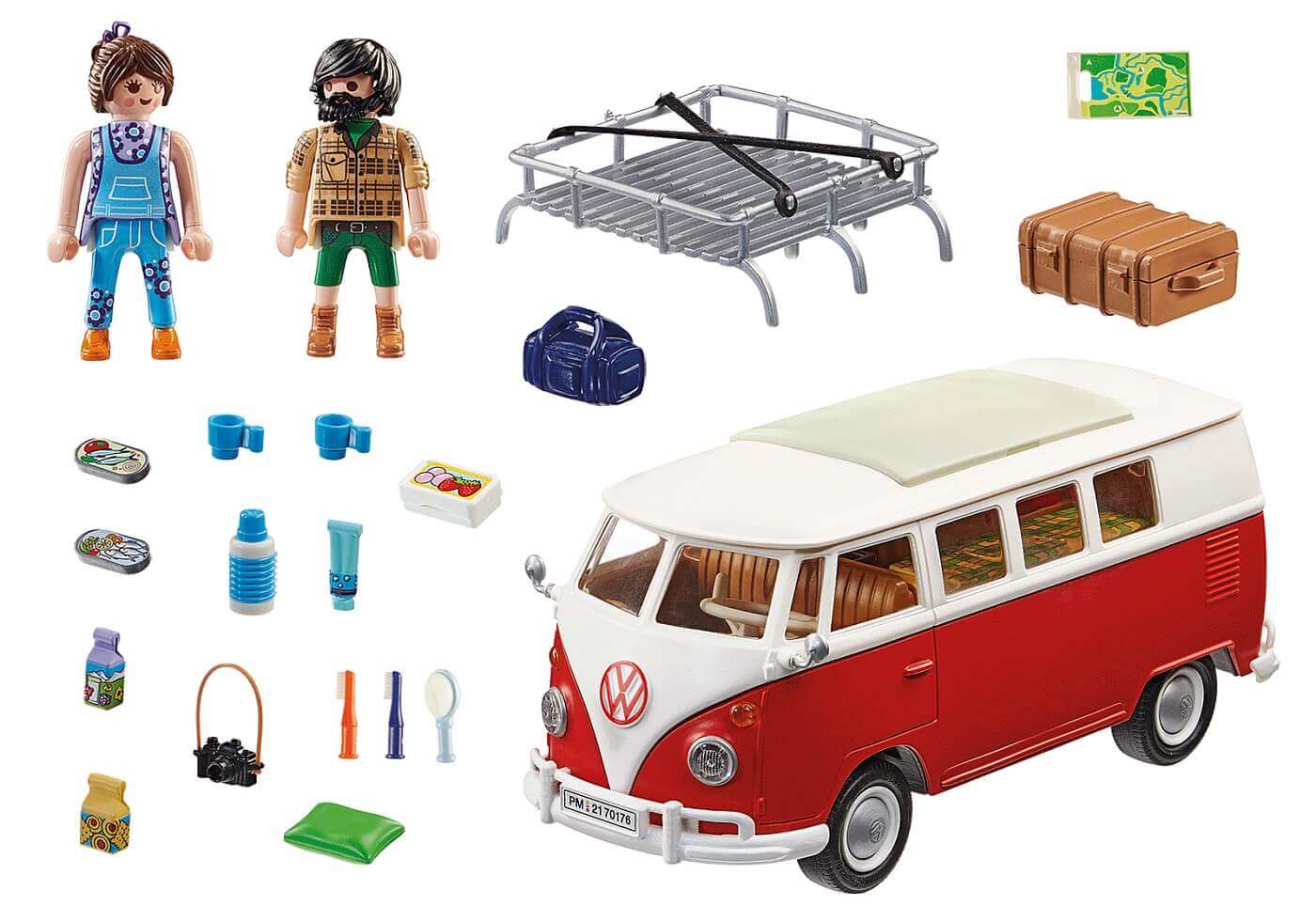 Volkswagen T1 Camping Bus ( Playmobil 70176 ) imagen b