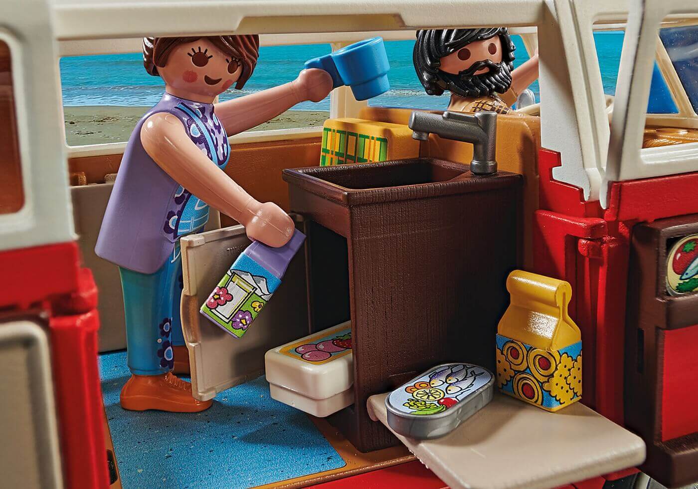 Volkswagen T1 Camping Bus ( Playmobil 70176 ) imagen d