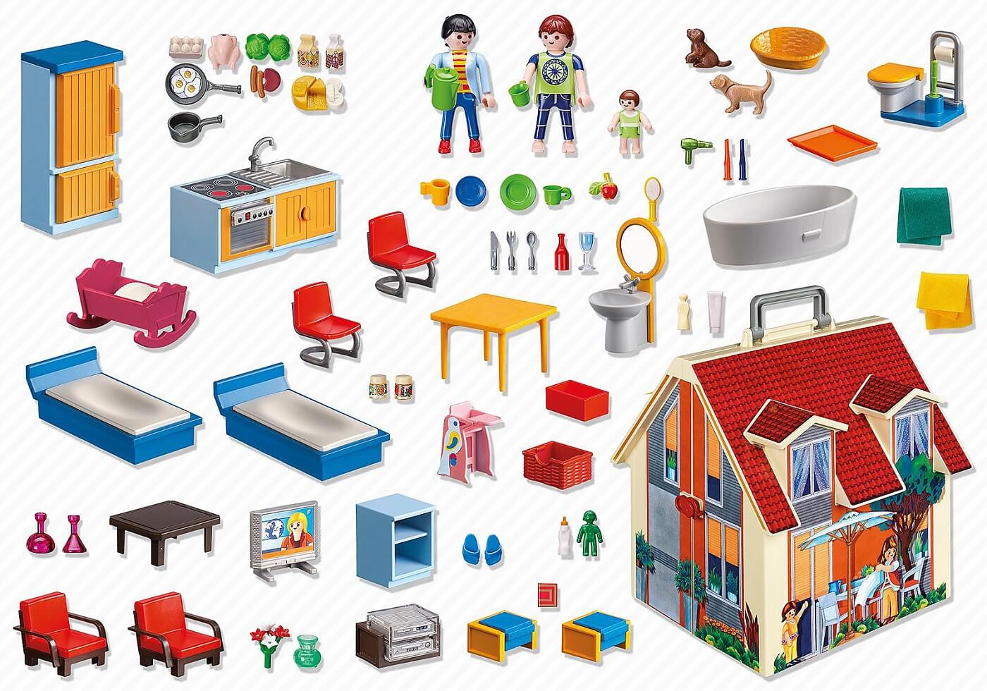 Casa Muñecas Maletín ( Playmobil 5167 ) imagen b