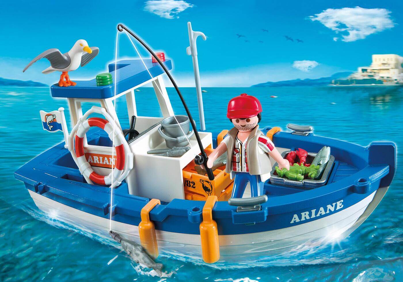 Barco de Pesca ( Playmobil 5131 ) imagen a