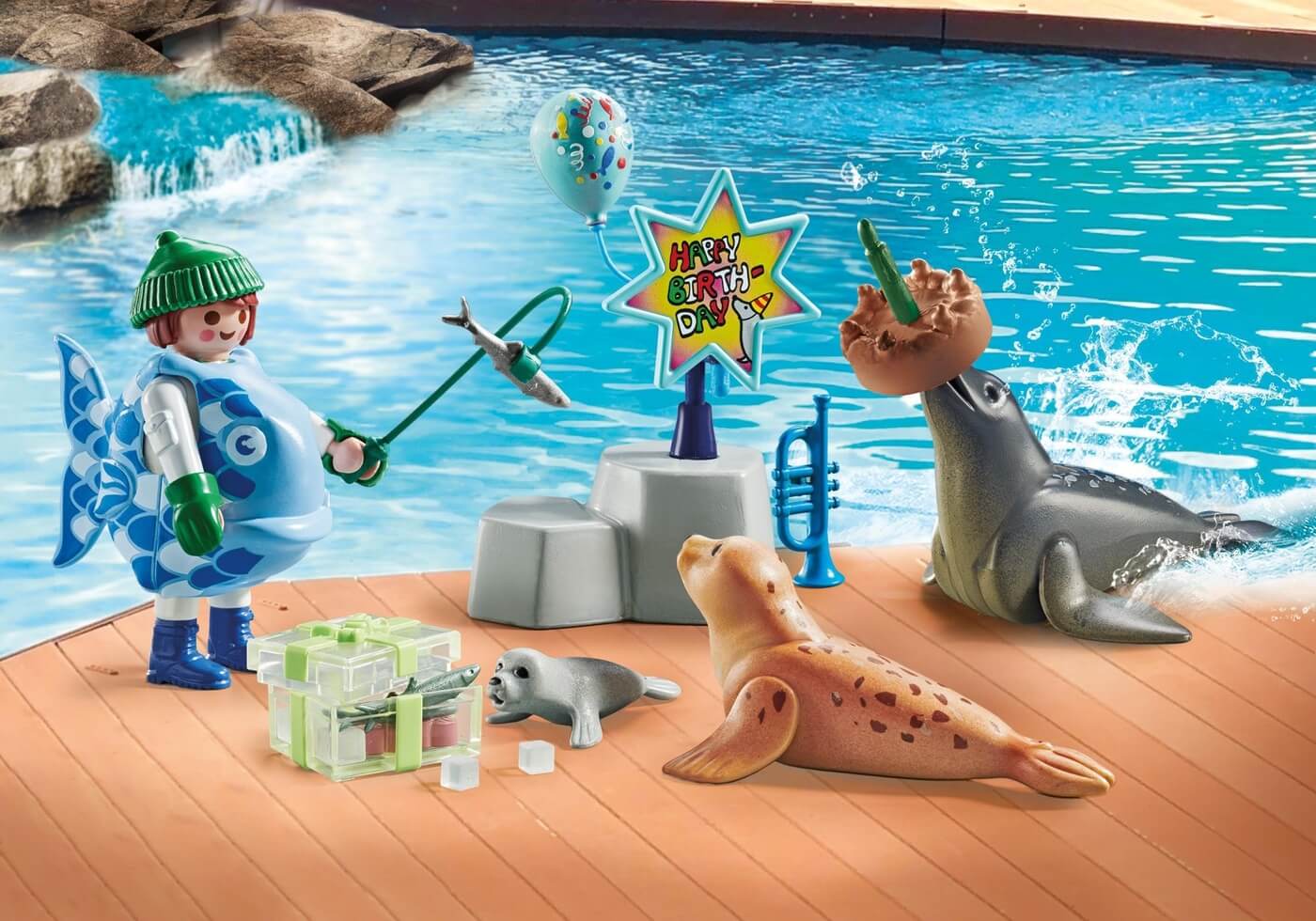 Alimentando a las Focas (Especial 50 años) ( Playmobil 71448 ) imagen a