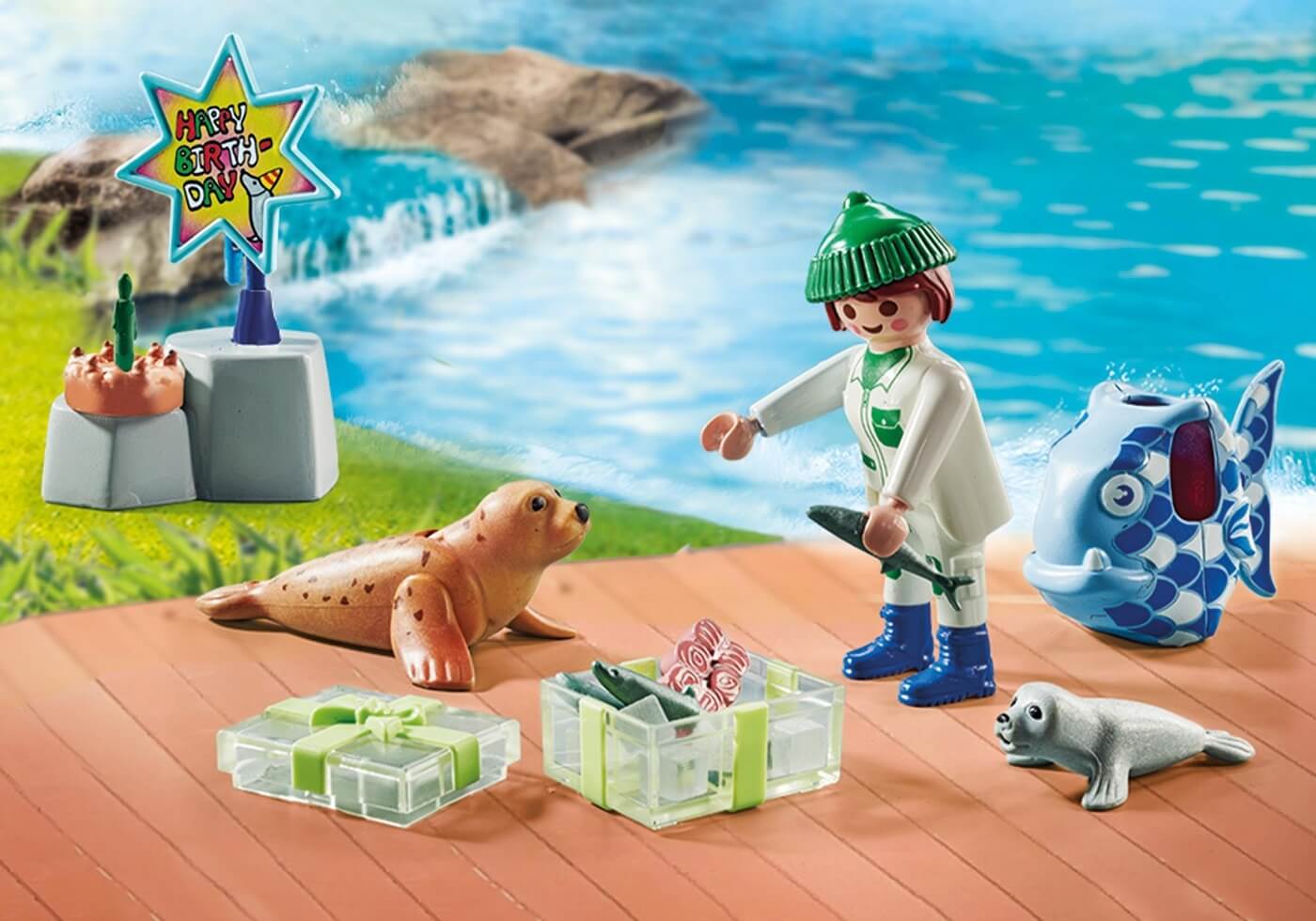 Alimentando a las Focas (Especial 50 años) ( Playmobil 71448 ) imagen b