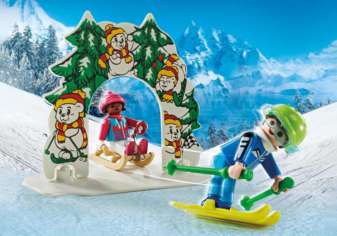 Playmobil Estacion de Esqui Pack Promocional Playmobil 71453 Juguetes Juguetodo