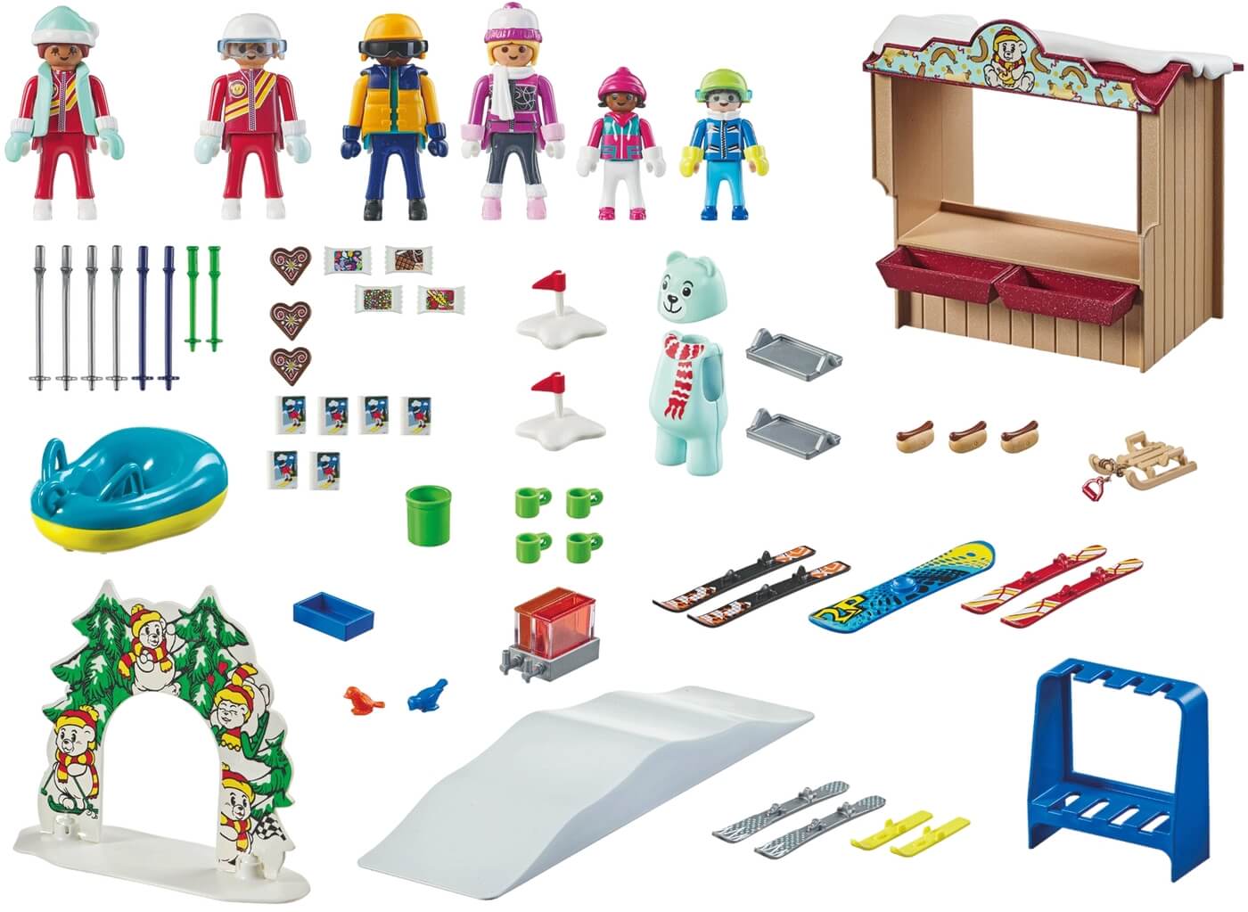 Playmobil Estacion de Esqui Pack Promocional Playmobil 71453 Juguetes Juguetodo