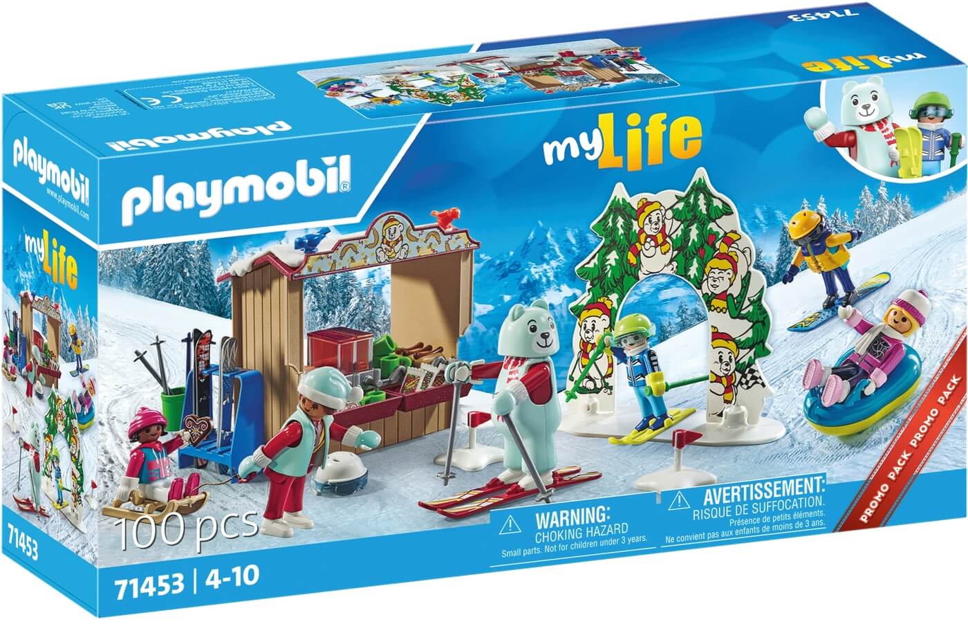 Estacion de Esqui Pack Promocional ( Playmobil 71453 ) imagen f