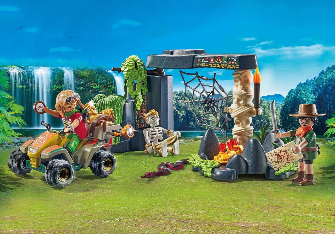 Búsqueda del Tesoro en la Jungla Pack Promocional ( Playmobil 71454 ) imagen a