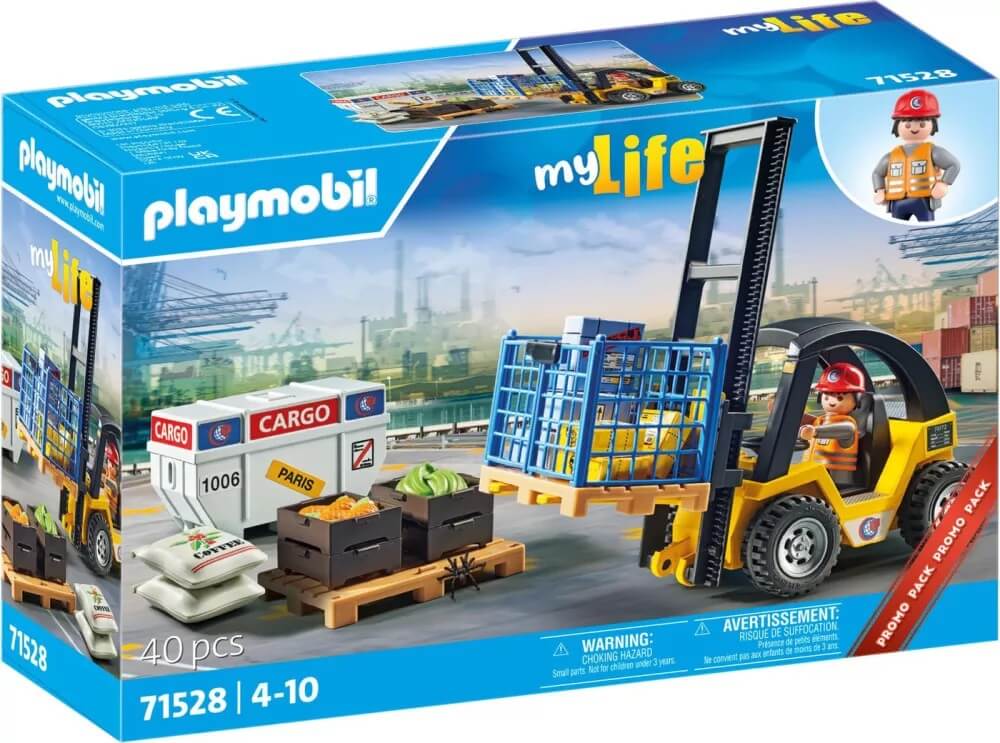 Carretilla Elevadora con Carga Pack Promocional ( Playmobil 71528 ) imagen f