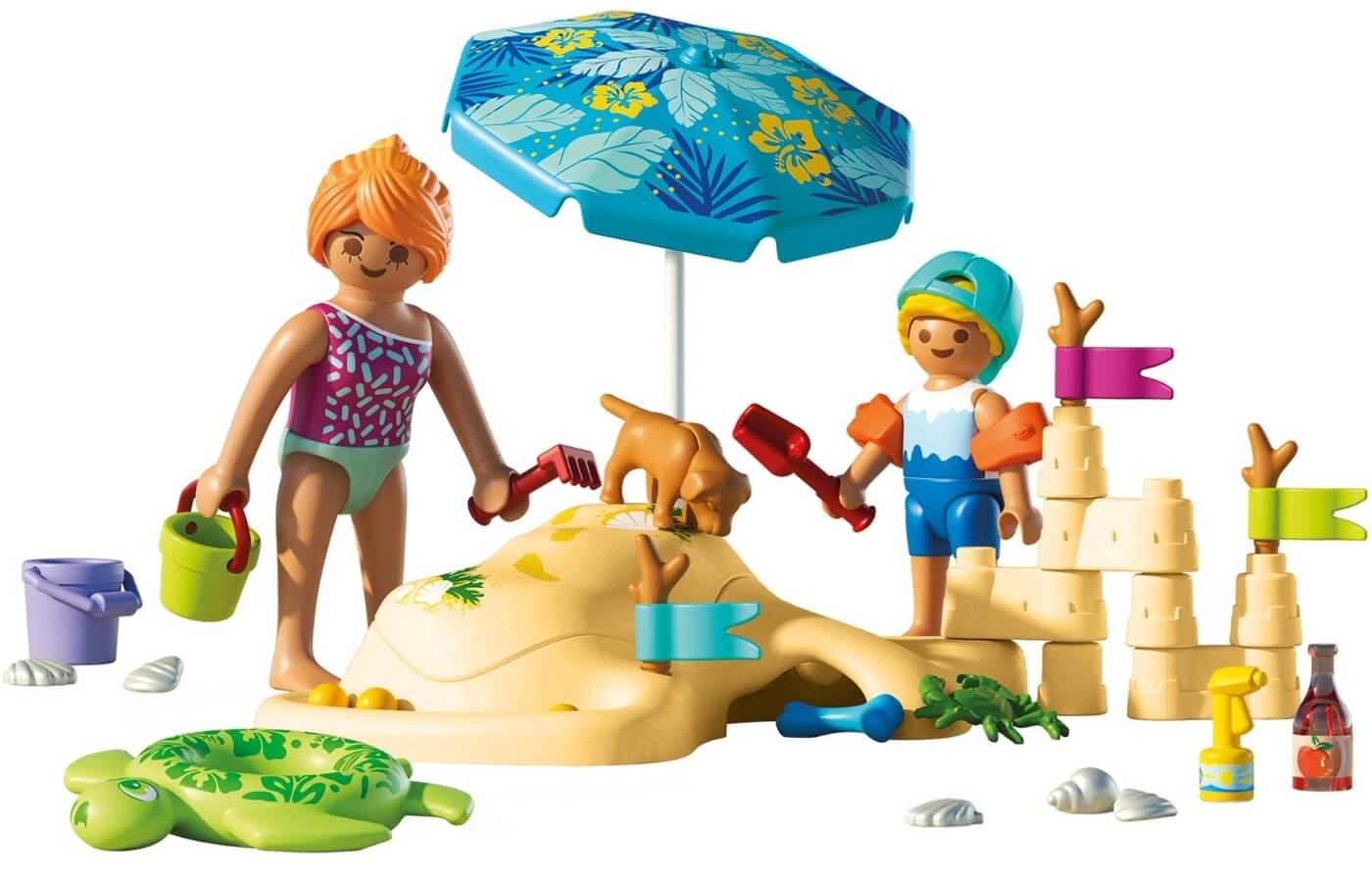 Diversion familiar en la playa ( Playmobil 71906 ) imagen a