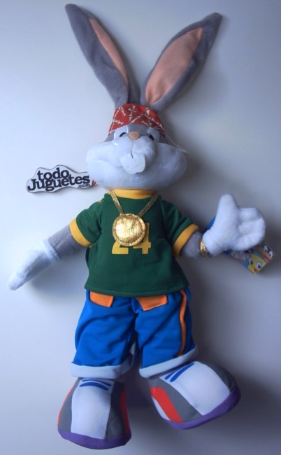 Peluche Bugs Bunny Hip Hop. 32 cm