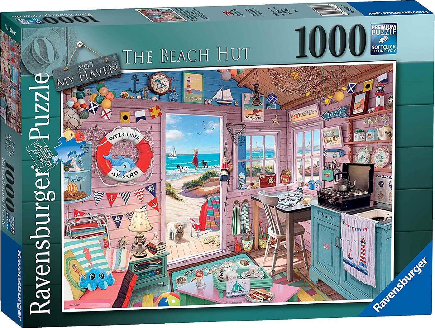 1000 La Cabaña de la Playa ( Ravensburger 15000 ) imagen b