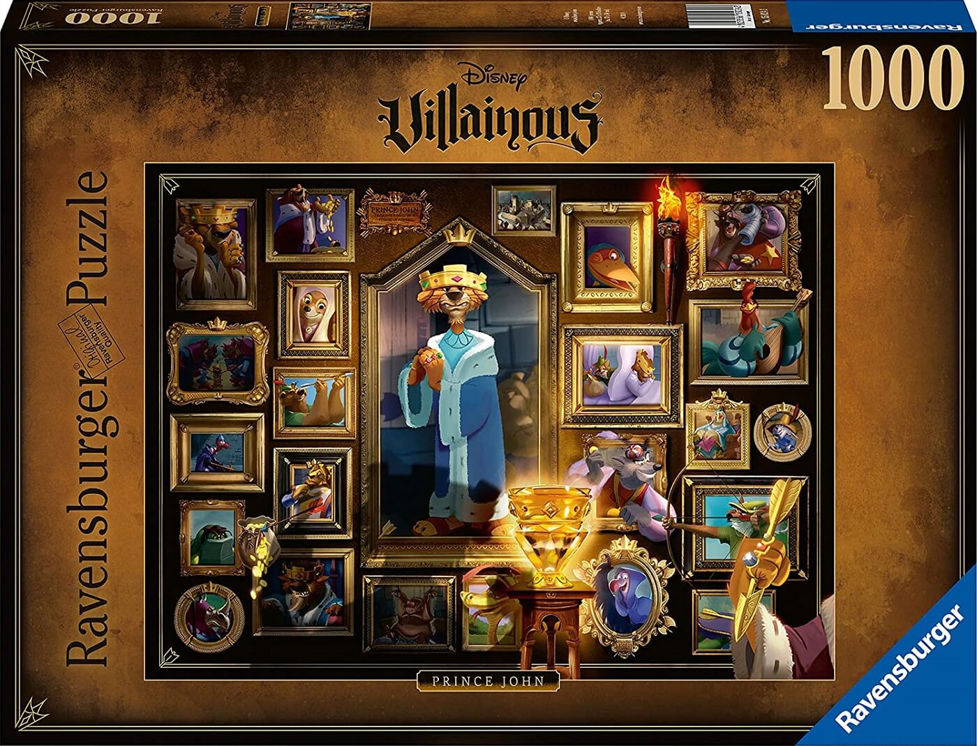 1000 Prìncipe Juan Villanos Disney ( Ravensburger 15024 ) imagen b