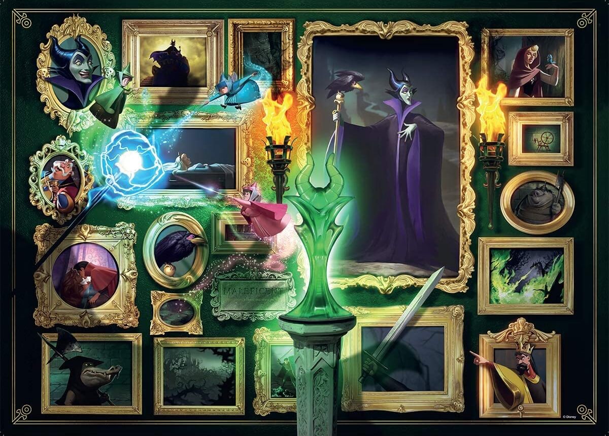1000 Malefica Villanos Disney ( Ravensburger 15025 ) imagen a