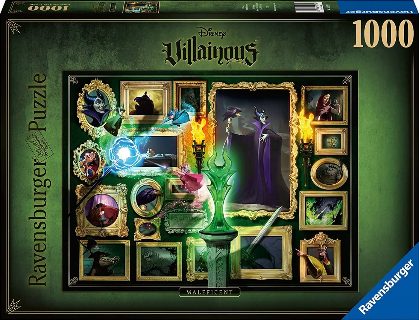 1000 Malefica Villanos Disney ( Ravensburger 15025 ) imagen b