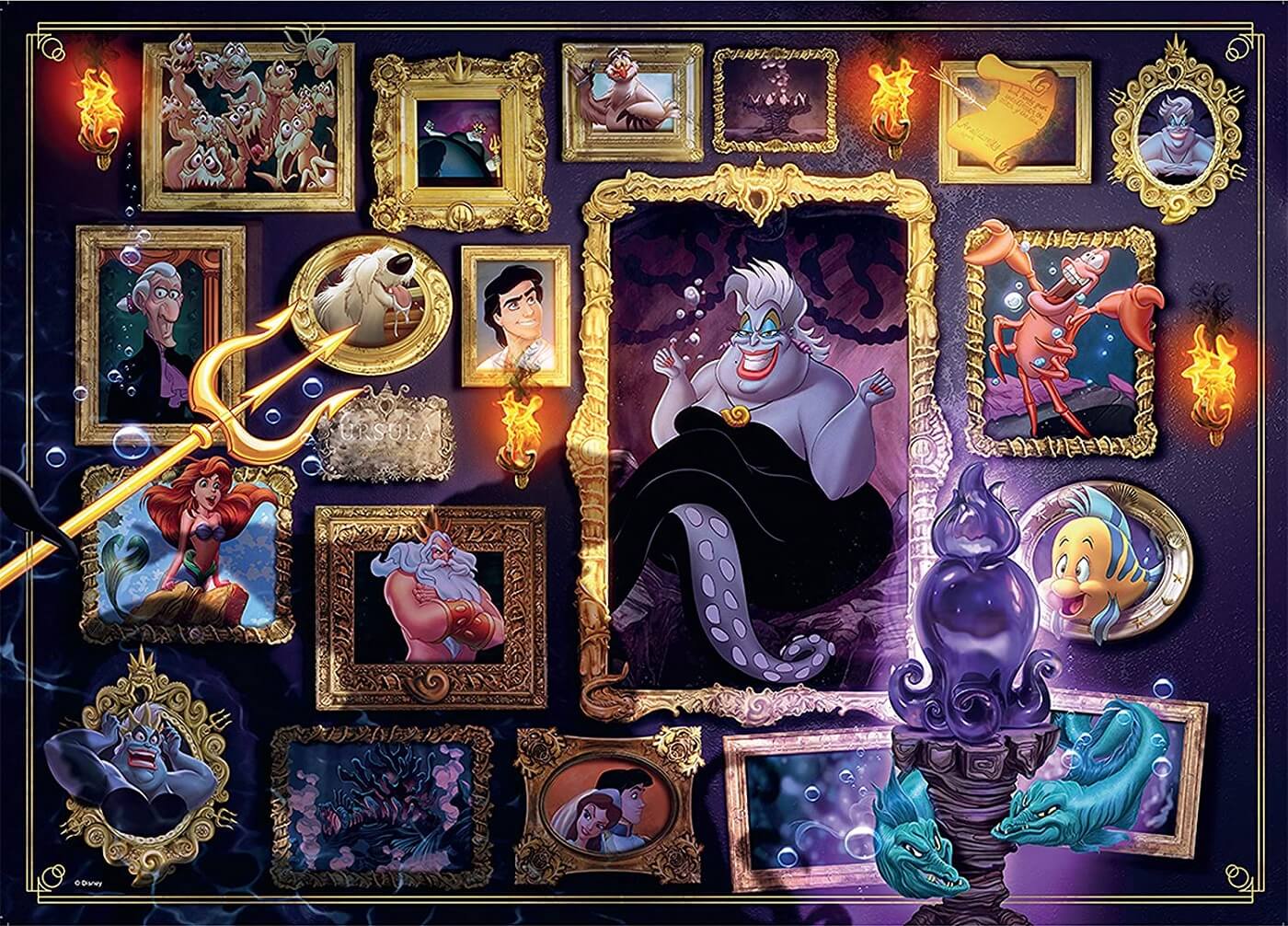 1000 Ursula Villanos Disney ( Ravensburger 15027 ) imagen a