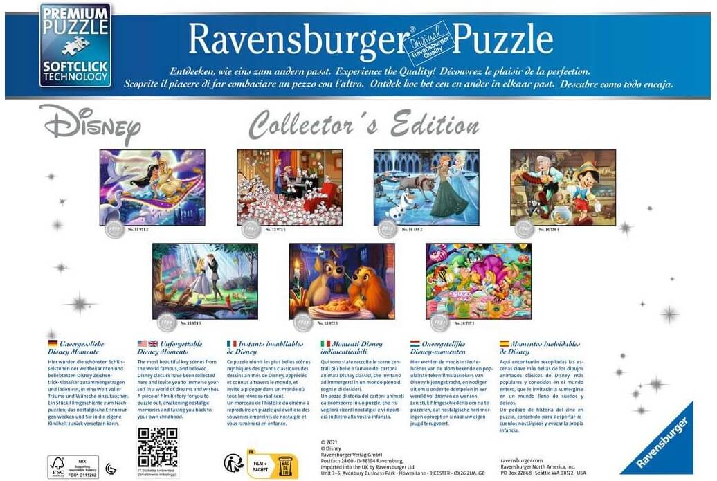 1000 Alicia Momentos Inolvidables Disney ( Ravensburger 16737 ) imagen b