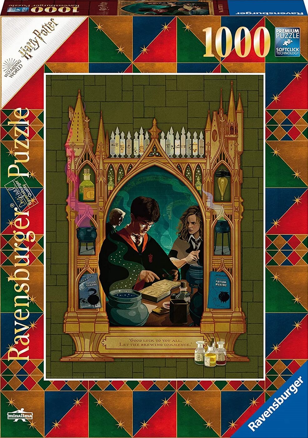 Puzzles Adultos 1000 Harry Potter F Book edition (Ravensburger 16747) | Juguetes