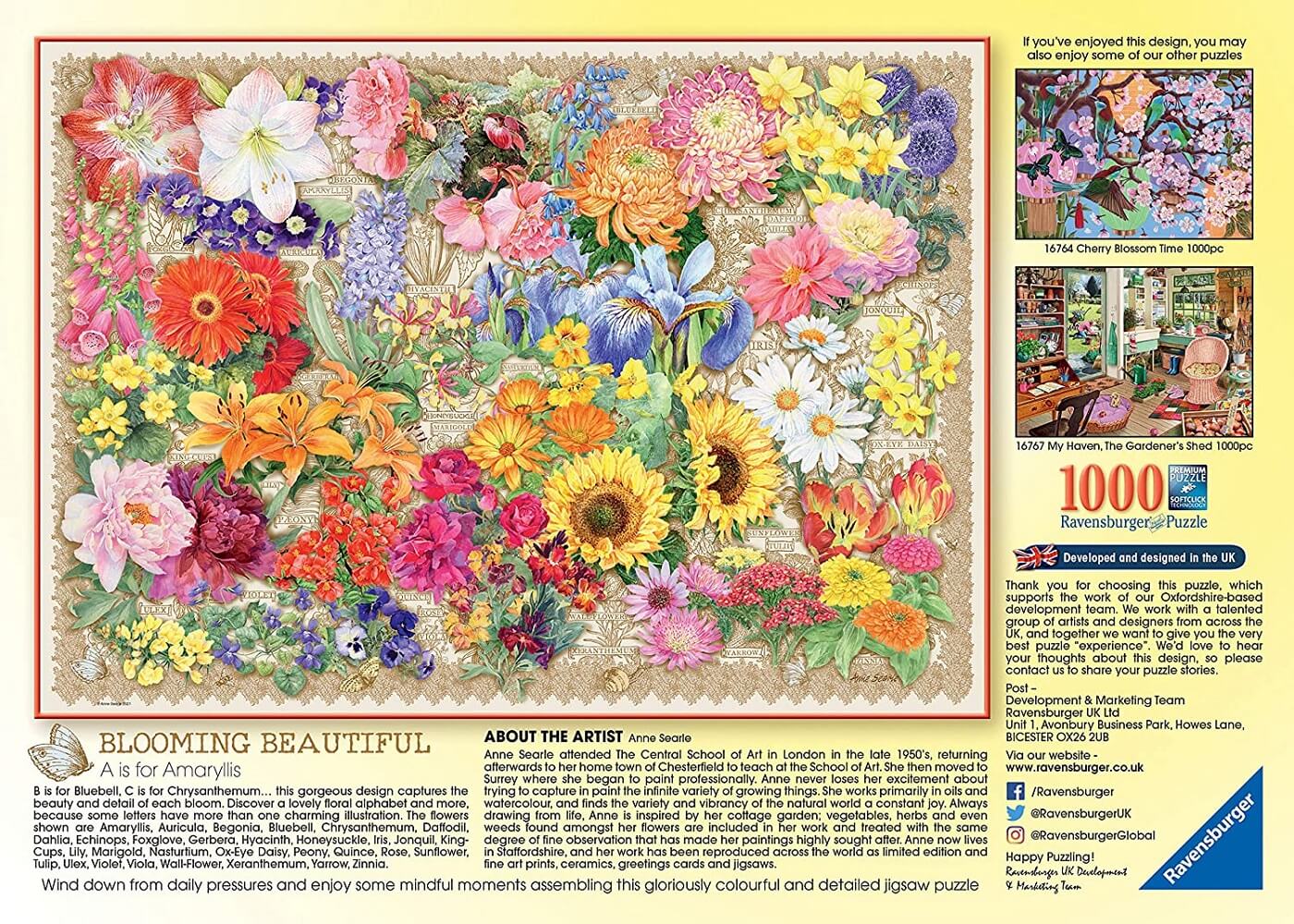 1000 La hermosa floracion ( Ravensburger 16762 ) imagen a