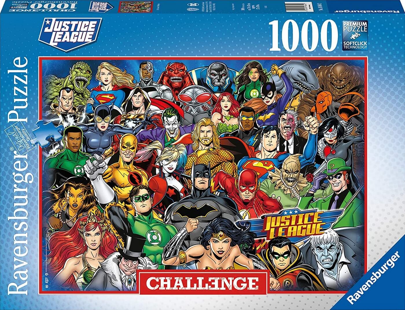 1000 DC Comics Justice League Challenge ( Ravensburger 16884 ) imagen c