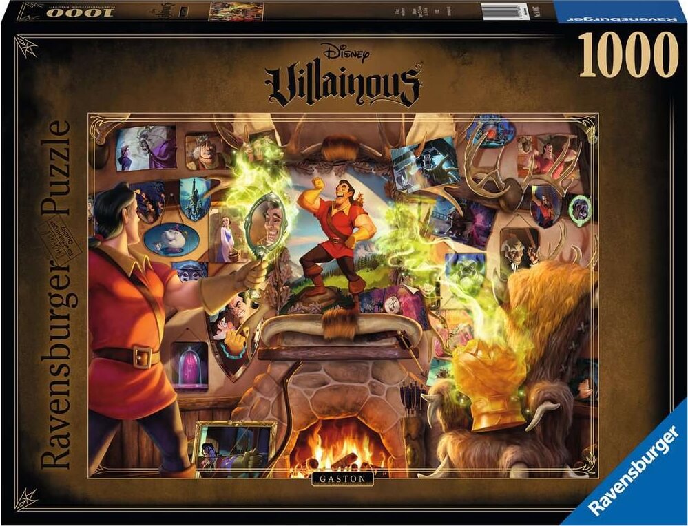 1000 Gaston Villanos Disney ( Ravensburger 16889 ) imagen b