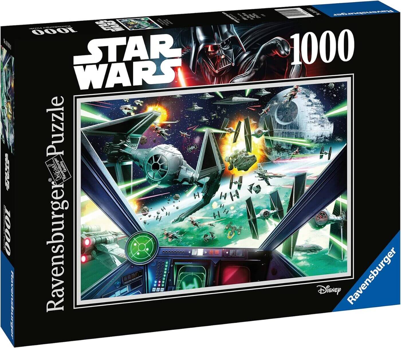 1000 Star Wars X-Wing Cockpit ( Ravensburger 16919 ) imagen a