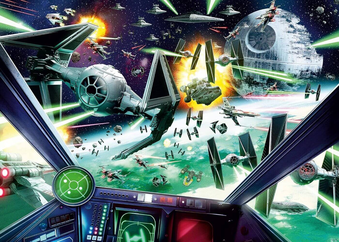 1000 Star Wars X-Wing Cockpit ( Ravensburger 16919 ) imagen b