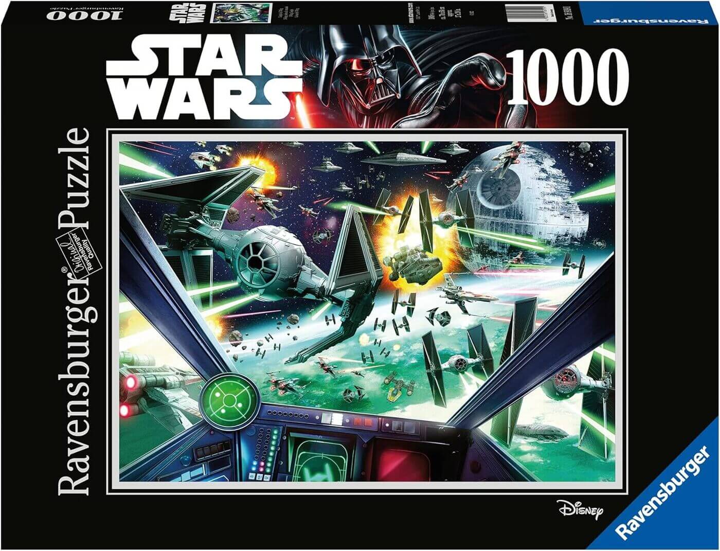 1000 Star Wars X-Wing Cockpit ( Ravensburger 16919 ) imagen c