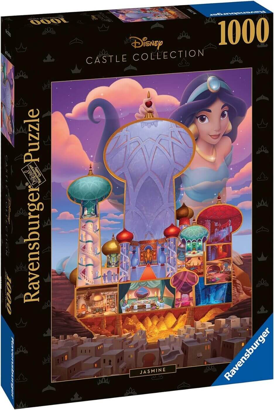 1000 Jasmine Disney Heroines Castle Collection ( Ravensburger 17330 ) imagen a