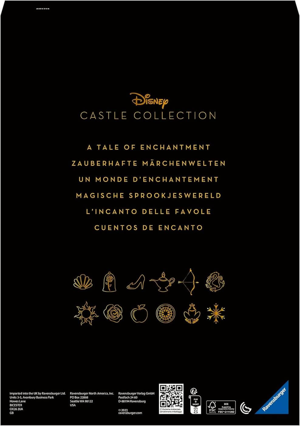 1000 Rapunzel Disney Heroines Castle Collection ( Ravensburger 17336 ) imagen c