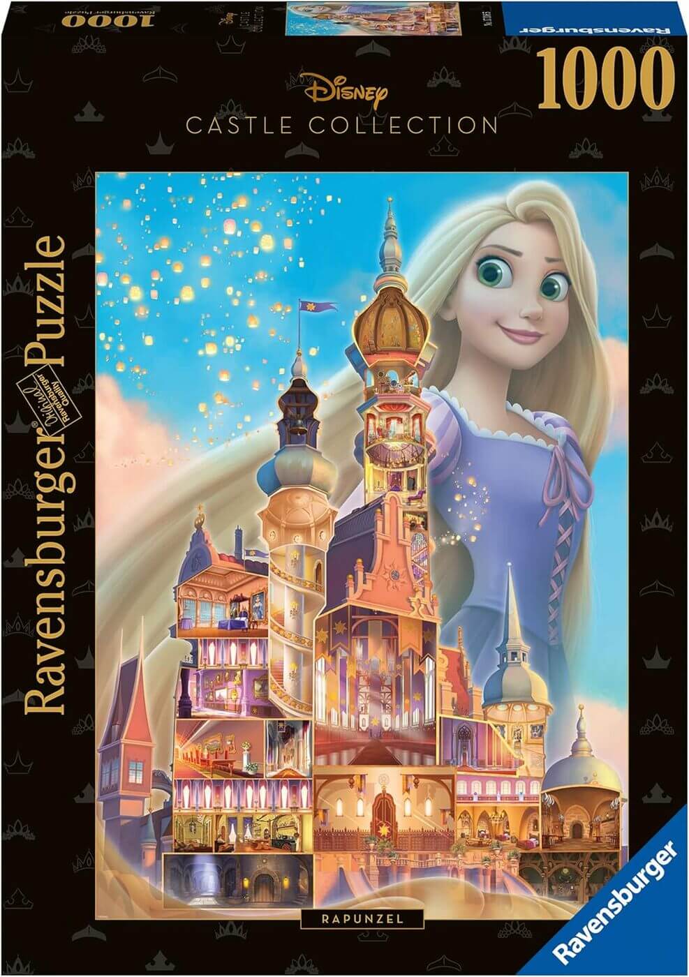 1000 Rapunzel Disney Heroines Castle Collection ( Ravensburger 17336 ) imagen d