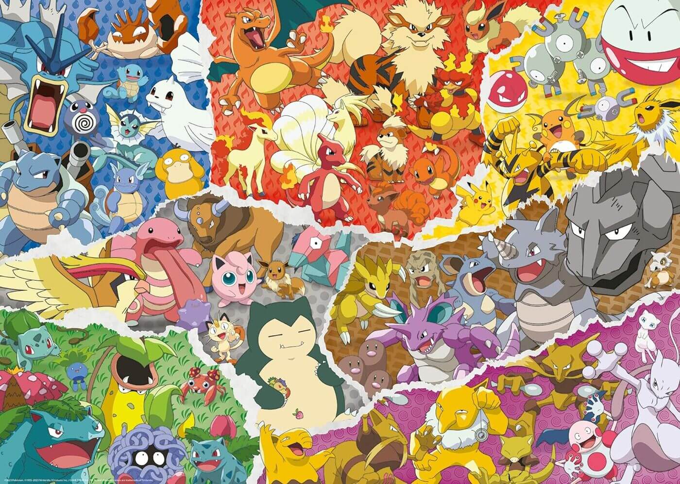 1000 Pokemon Tipos ( Ravensburger 17577 ) imagen b