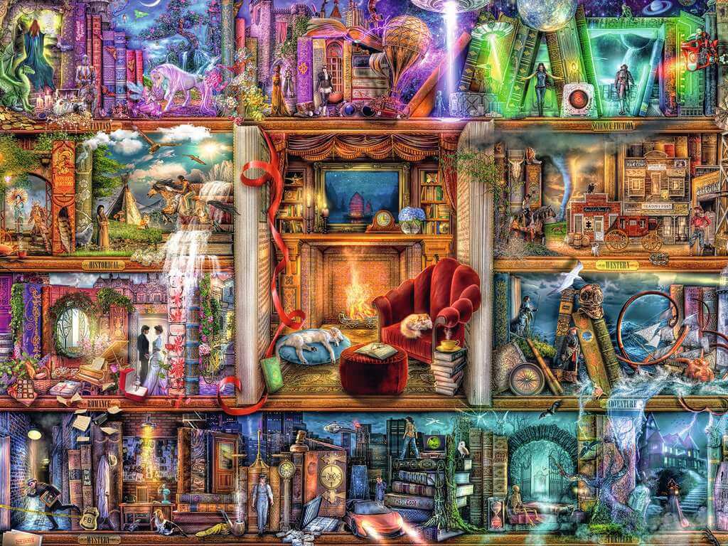 1500 La Gran Libreria ( Ravensburger 17158 ) imagen a