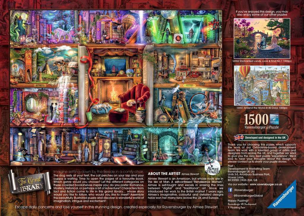 1500 La Gran Libreria ( Ravensburger 17158 ) imagen b