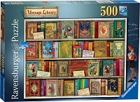 500 Biblioteca vintage