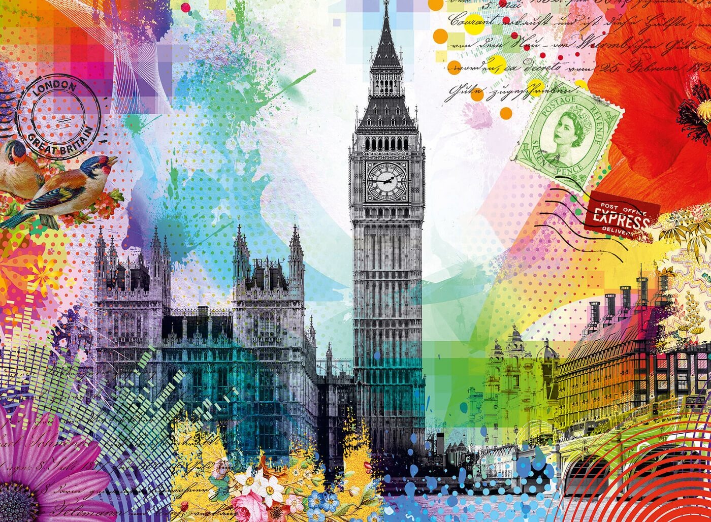 500 Postal de Londres ( Ravensburger 16986 ) imagen a