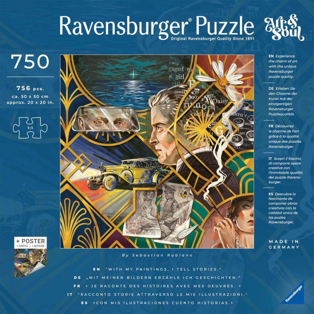 750 The Great Gatsby Art and Soul ( Ravensburger 12000996 ) imagen b
