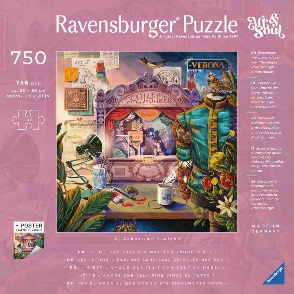 750 Romeo y Julieta  Art and Soul ( Ravensburger 12000997 ) imagen b