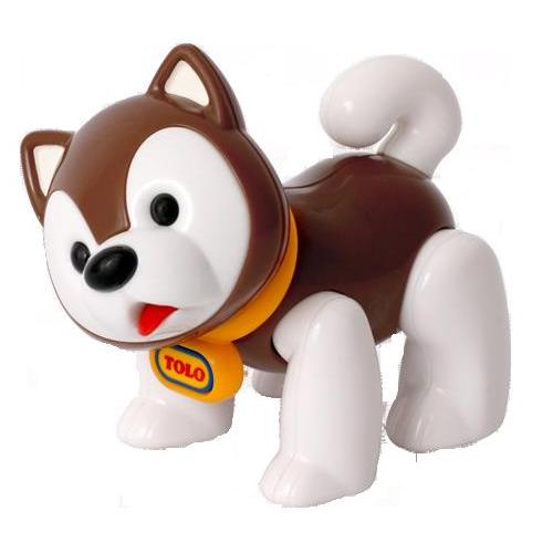 Perro Husky Marrón