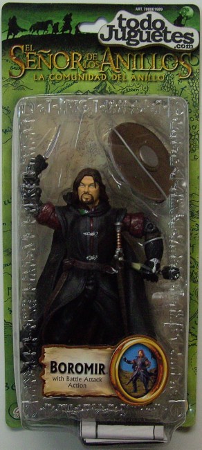 Boromir with Battle Attack Action ( Toy Biz 1989D ) imagen a