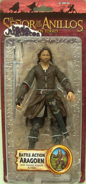 El Senor de los Anillos Aragorn Battle Action Toy Biz 1990C Juguetes Juguetodo